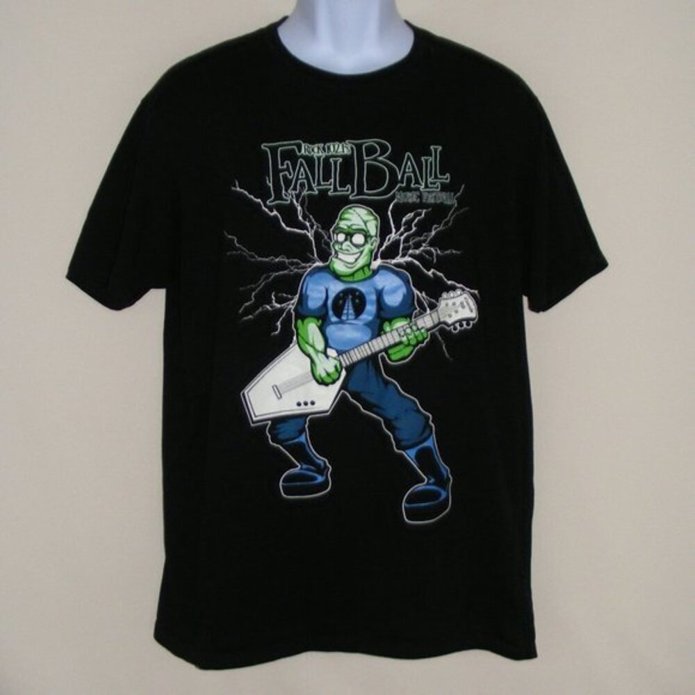 FALL BALL Tshirt, L Weezer, Panic At The Disco, Glow in the Dark, Black, SS 2016